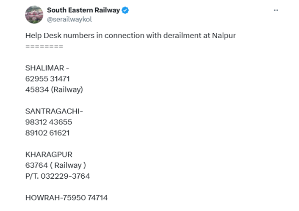 Helpline numbers