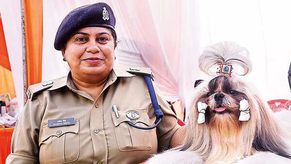 Manisha Singh with Chhotu, a Shih Tzu