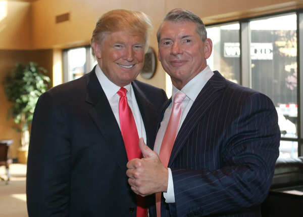 Vince McMahon and Donald Trump