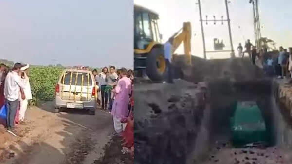 Goodbye, Wagon R! Gujarat family holds Rs 4 lakh funeral for 'lucky' car: Viral video