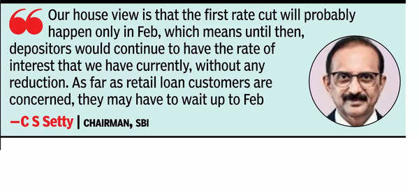 Suku bunga deposito mencapai puncaknya, RBI kemungkinan akan memangkas pada bulan Februari: Ketua SBI