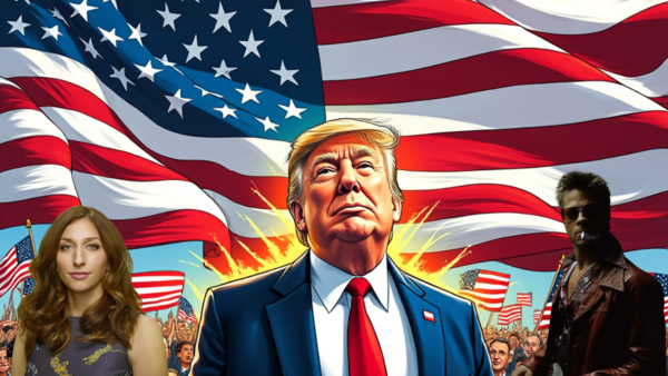 Donald Trump: An amalgamation of Gina Linetti and Tyler Durden