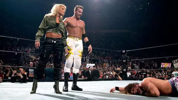 Trish Stratus and Christian at WrestleMania 20