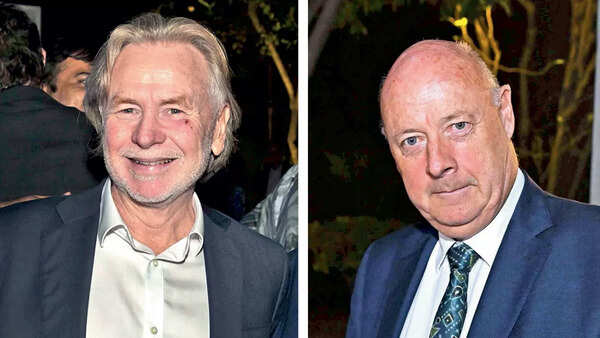 Australian High Commissioner Philip Green and Danish ambassador Freddy Svane