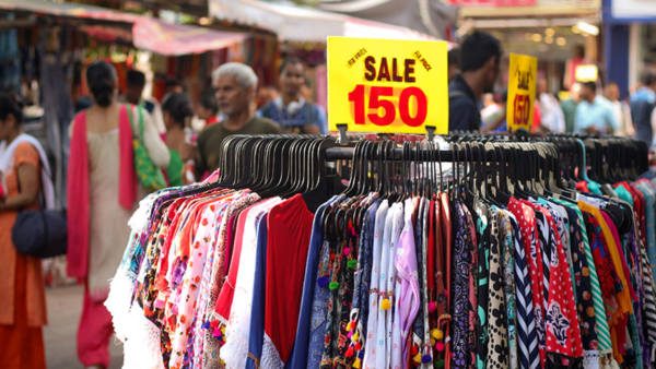 Stände auf dem Sarojini Nagar-Markt