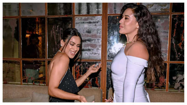 Nia Sharma and Krishna Shroff at Shalin Bhanot’s birthday party (BCCL/Tejas Kudtarkar)