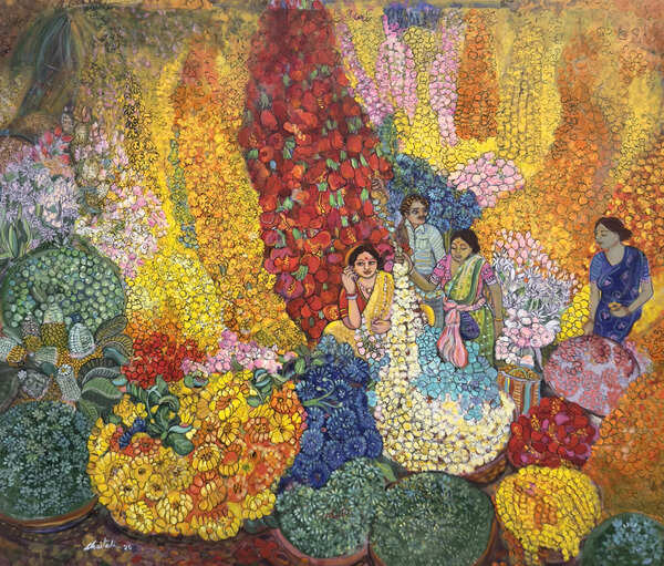 chaitali chanda -Flower market