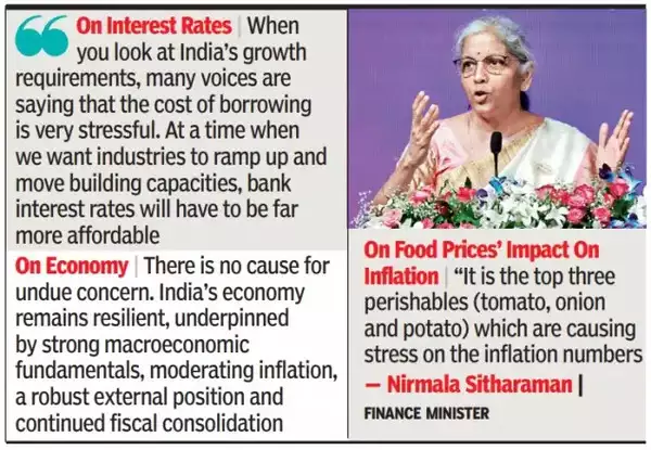 What Nirmala Sitharaman said