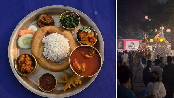 Nepali thali at NE Fest