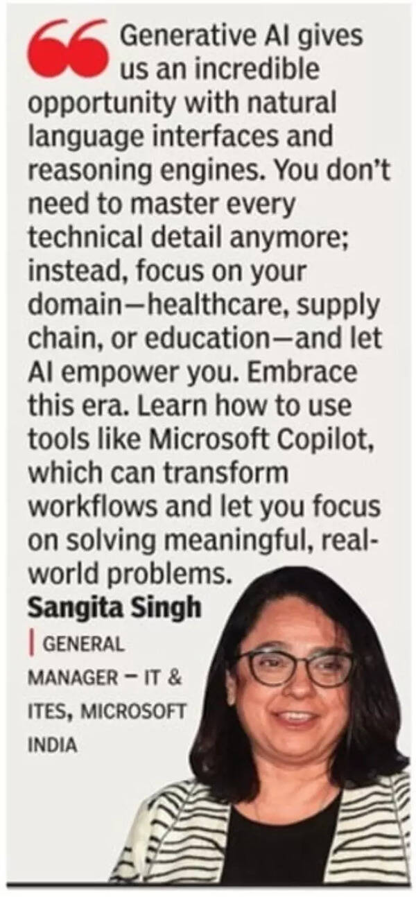 Sangita Singh on Gen AI