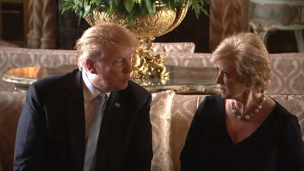 Donald Trump and Linda McMahon