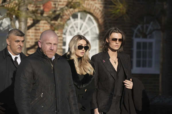 Liam Payne's One Direction bandmates among the mourners at singer's funeral