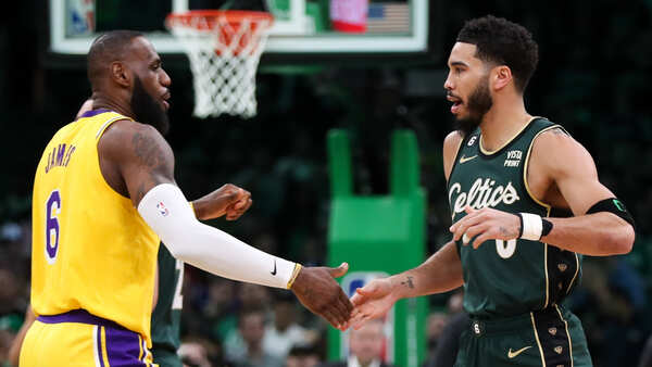 LeBron James and Jayson Tatum