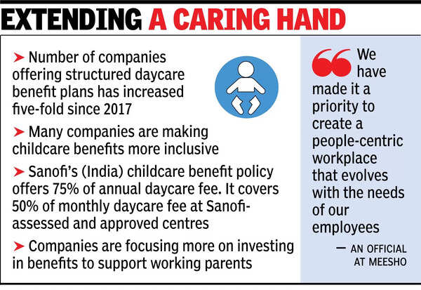 Childcare benefits for employees