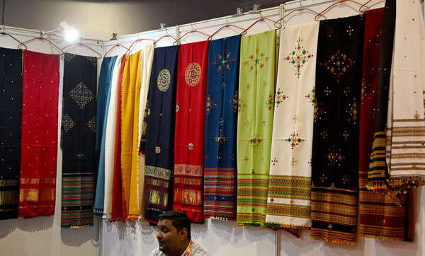 Gujarat pavilion boasts of beautiful shawls