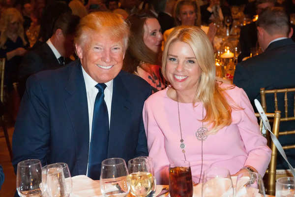 Pam Bondi with Trump