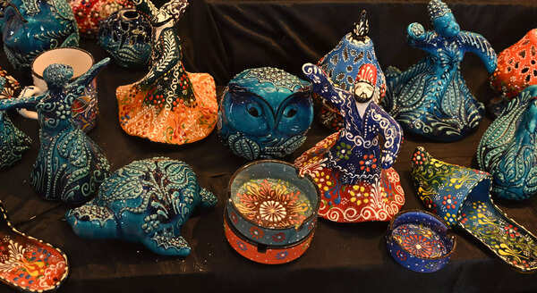 Turkish crafts on display
