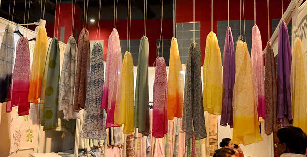Shibori stoles