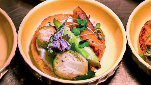 Chef Salvini's menu featured dishes from Milan, Turin, Florence, Rome and Naples