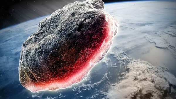 An asteroid hitting Earth (Representative image: Canva)