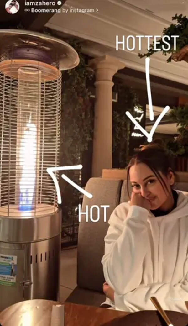 Zaheer Iqbal heaps praise on wife Sonakshi, calls her ‘hottest’