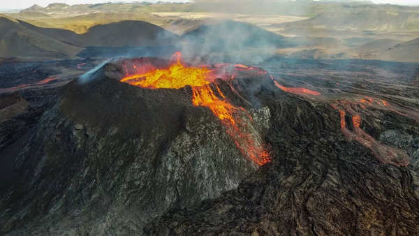 Volcanic eruption in Iceland