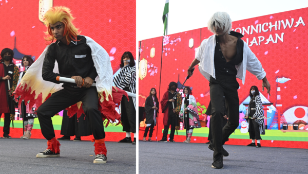 Cosplayers showcased their love for anime with their acts and cosplay walk