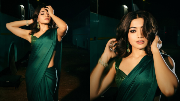 Rashmika Mandanna smokey eye makeup