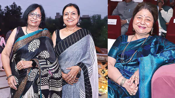 (L) Madhulika and Anisha Garg (R) Subhalakshmi Barooah Khan