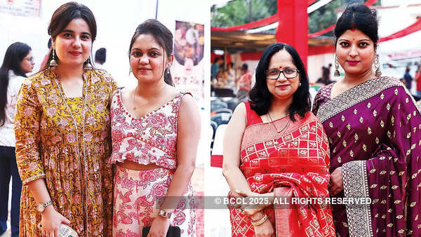 (L) Dr Srishti Rathore and Dr Shambhavi Sahu (R) Dr Laxmi and Shubhra Sinha