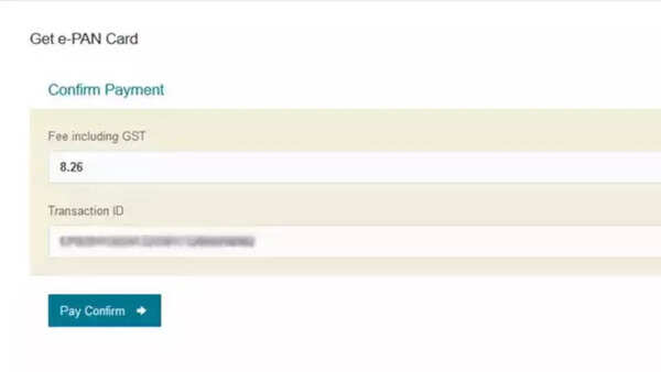 Confirm your payment