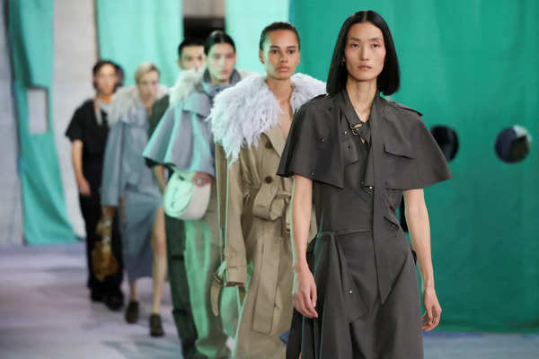 FILE PHOTO: Burberry catwalk show during London Fashion Week