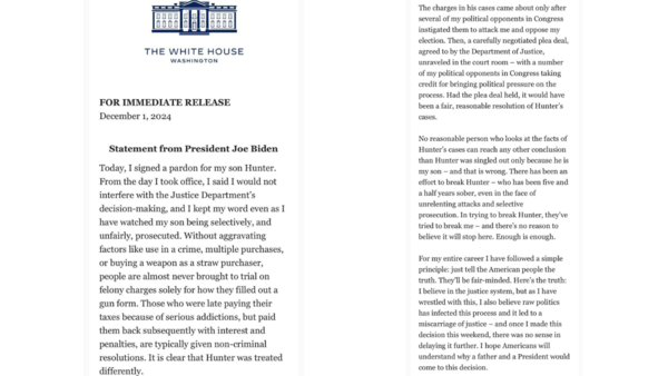 The White House - Statement