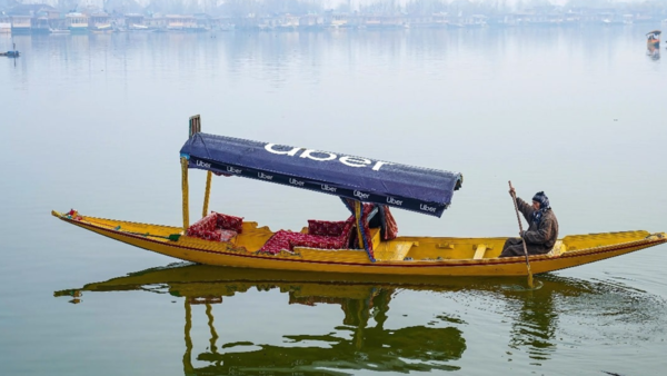 From Roads to Rowboats: Uber partners with Shikara riders in Srinagar