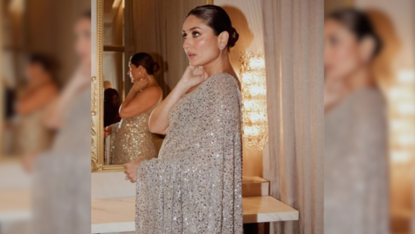 kareena kapoor sequin dress Kareena Kapoor Khan commands attention in a sheer blouse and sequin skirt