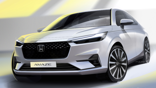 New Honda Amaze design sketch