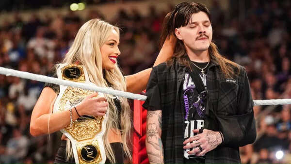 Liv Morgana and Dominik Mysterio on WWE Raw