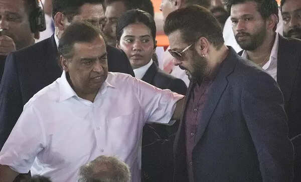 Mukesh Ambani and Salman Khan