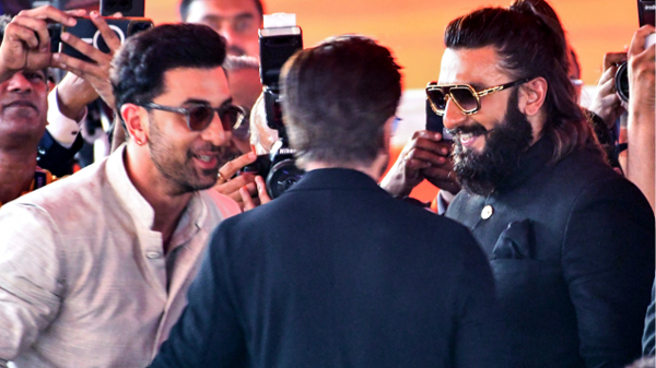 Ranbir Kapoor and Ranveer Singh attend swearing-in ceremony in Mumbai