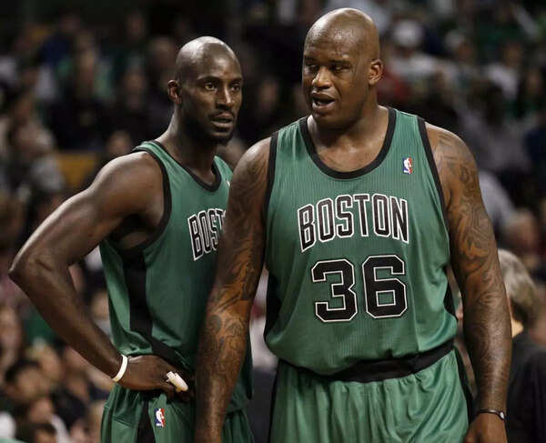 Kevin Garnett and Shaquille O’Neal