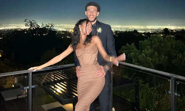 Lonzo Ball and Ally Rossel