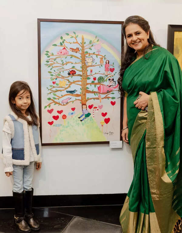 Vaanya with Amita Kaur
