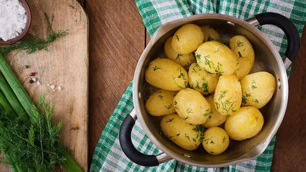 boiled potatoes