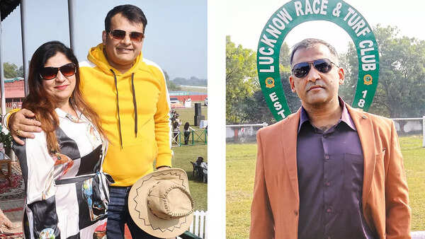 (L) Charu and Sanjeev Sarin (R) Col Varun Bajpai