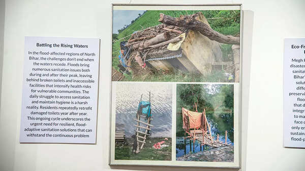 Frames of battling the rising waters