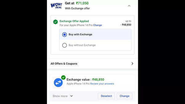 Apple iPhone 16 Pro Flipkart Exchange Deal