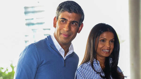 Rishi Sunak and Akshata Murty.