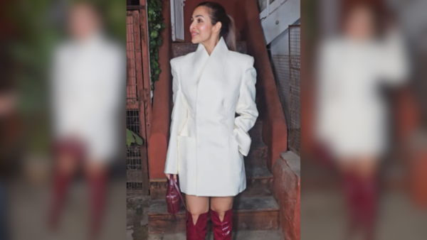 Malaika Arora in chic white blazer