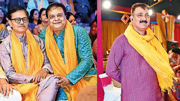 (L) Rajesh and Rajesh (R) Shailendra Tandon