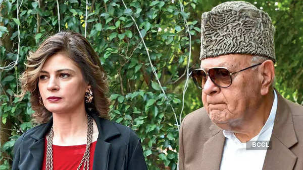 Sara and Farooq Abdullah